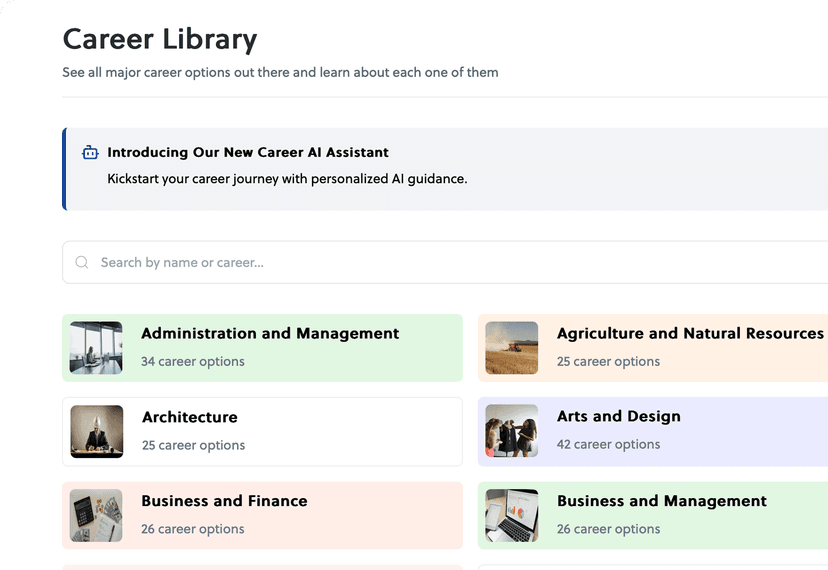 Illustration of Infigon's career library